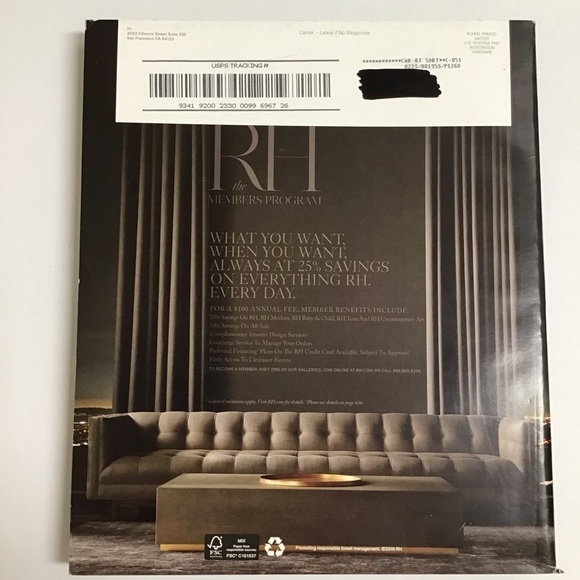 Restoration Hardware RH Interiors Fall 2016 Catalog Home Design Decor 665 pgs - Picture 2 of 4